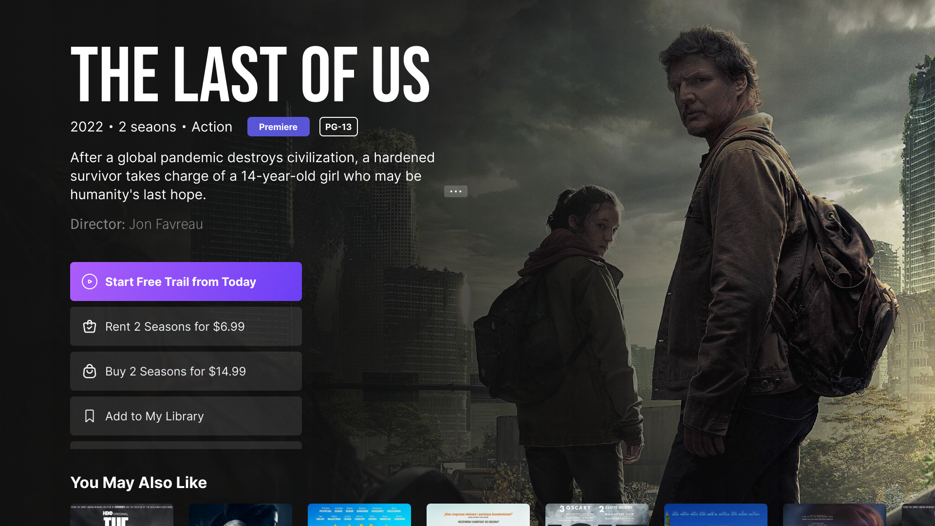 On-demand detail page