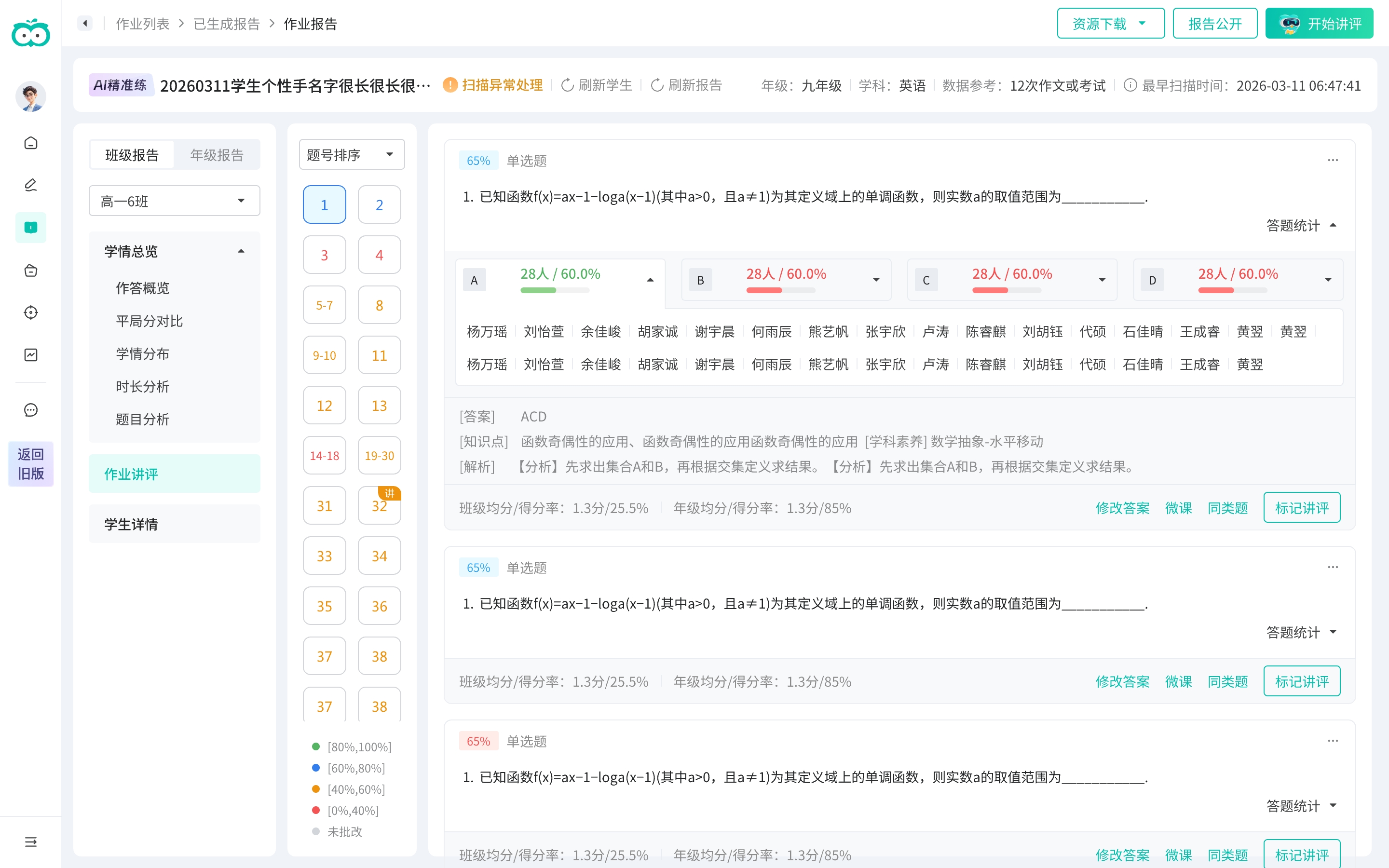 Designed review flow